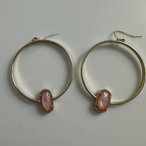 Kendra Scott Drusy Hoop Earrings
